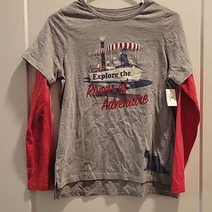 Disney Parks Shirt  Kids Jungle Cruise Double-Up - Rivers of Adventure Youth XL